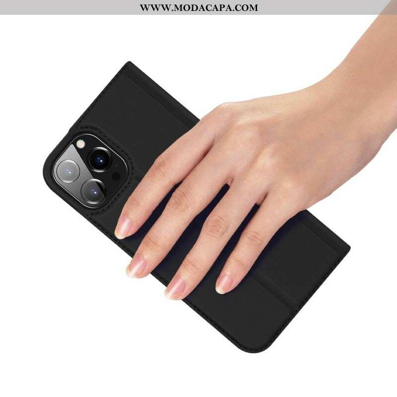Capa De Celular Para iPhone 13 Pro Flip Skin Pro Series Dux Ducis