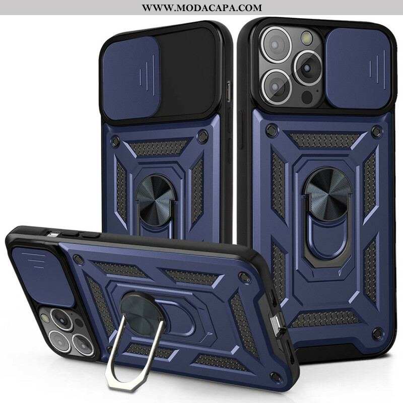 Capa Para iPhone 13 Pro Suporte E Protetores De Lente