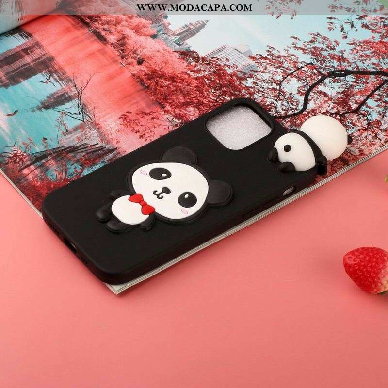 Capa Para iPhone 13 Pro O Panda 3d