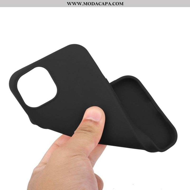 Capa Para iPhone 14 Plus Silicone Fosco Simples