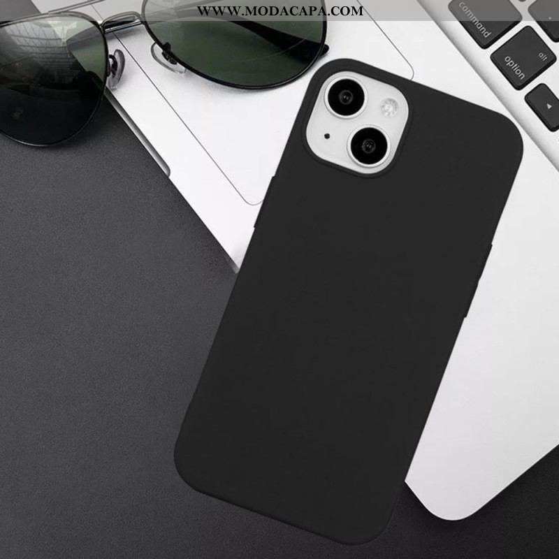 Capa Para iPhone 14 Plus Silicone Fosco Simples