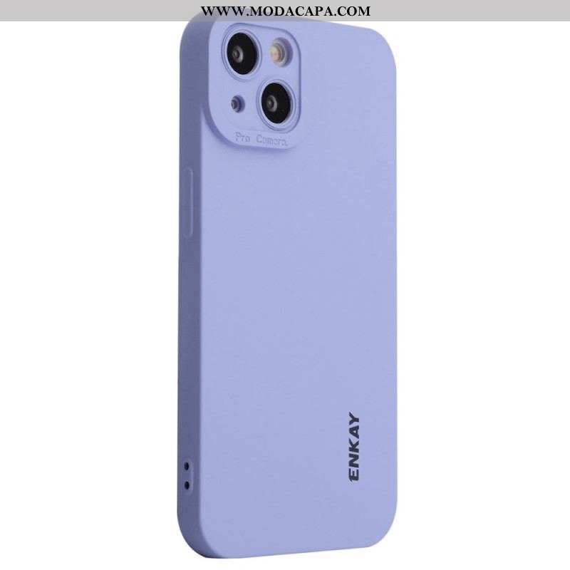 Capa Para iPhone 14 Plus Silicone Líquido Enkay