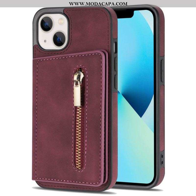 Capa De Celular Para iPhone 14 Plus Titular Do Cartão / Titular / Moeda