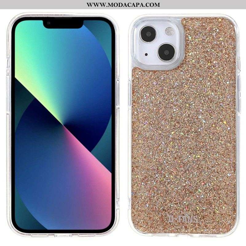 Capa Para iPhone 14 Plus Lantejoulas Elegantes