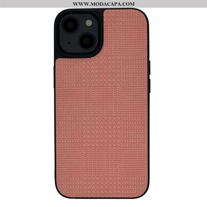 Capa Para iPhone 14 Plus Estilo Tecido Vili