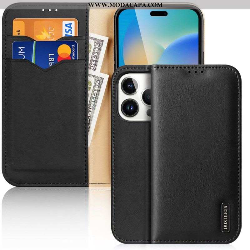 Capa De Celular Para iPhone 14 Pro Max Flip Hivo Série Dux Ducis