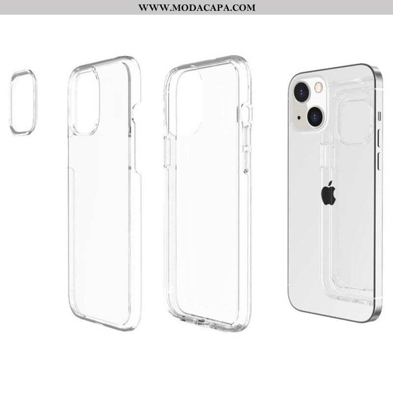 Capa Para iPhone 14 Pro Max Transparente Matizado