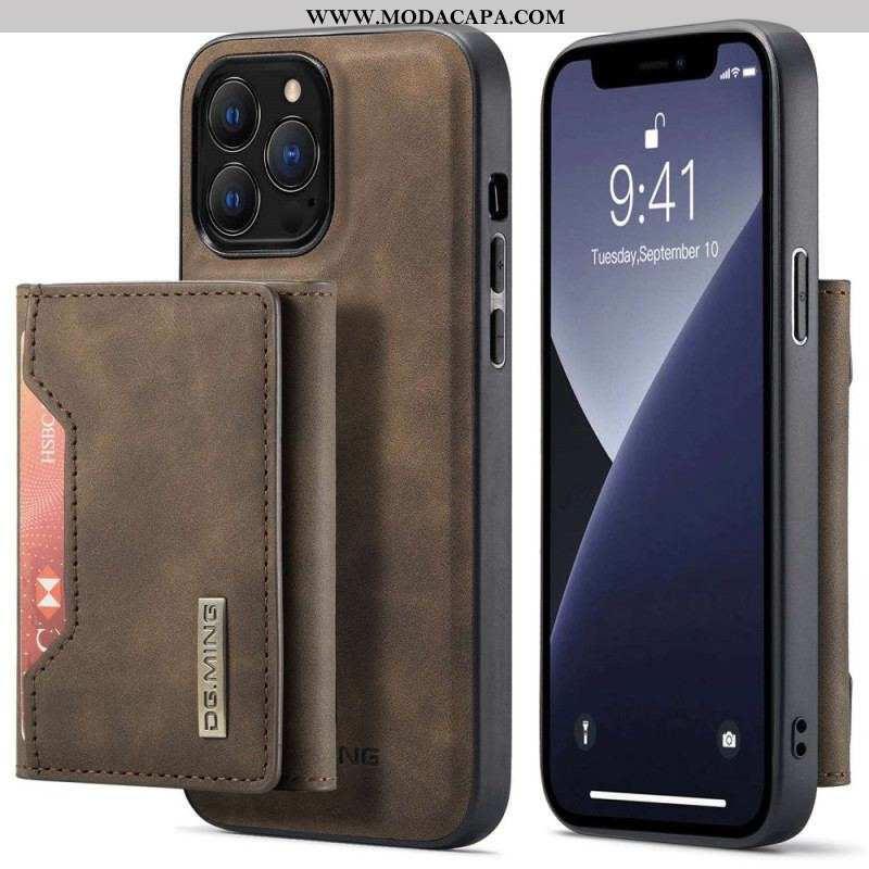 Capa Para iPhone 14 Pro Max Porta-cartões Destacável Dg.ming