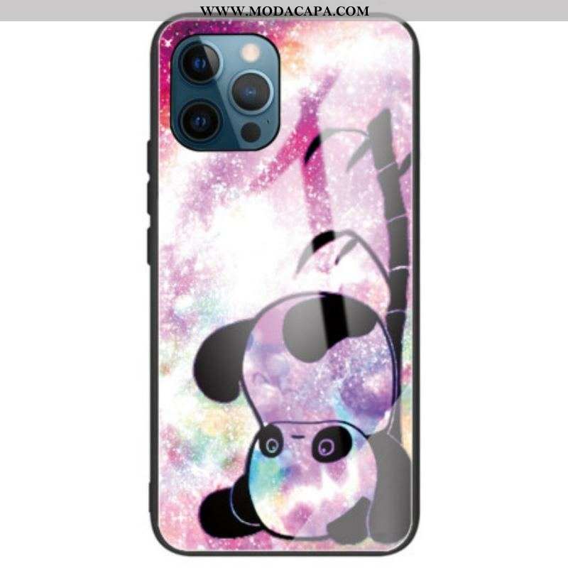 Capa Para iPhone 14 Pro Max Vidro Temperado Panda