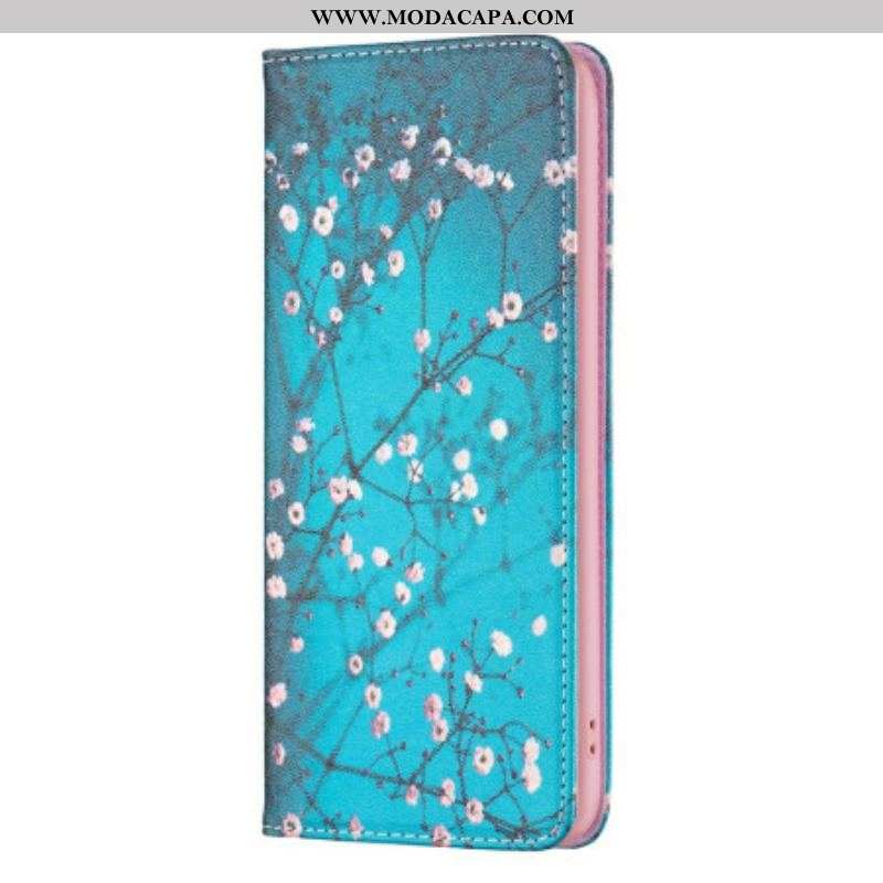 Capa De Celular Para iPhone 14 Pro Max Flip Florais