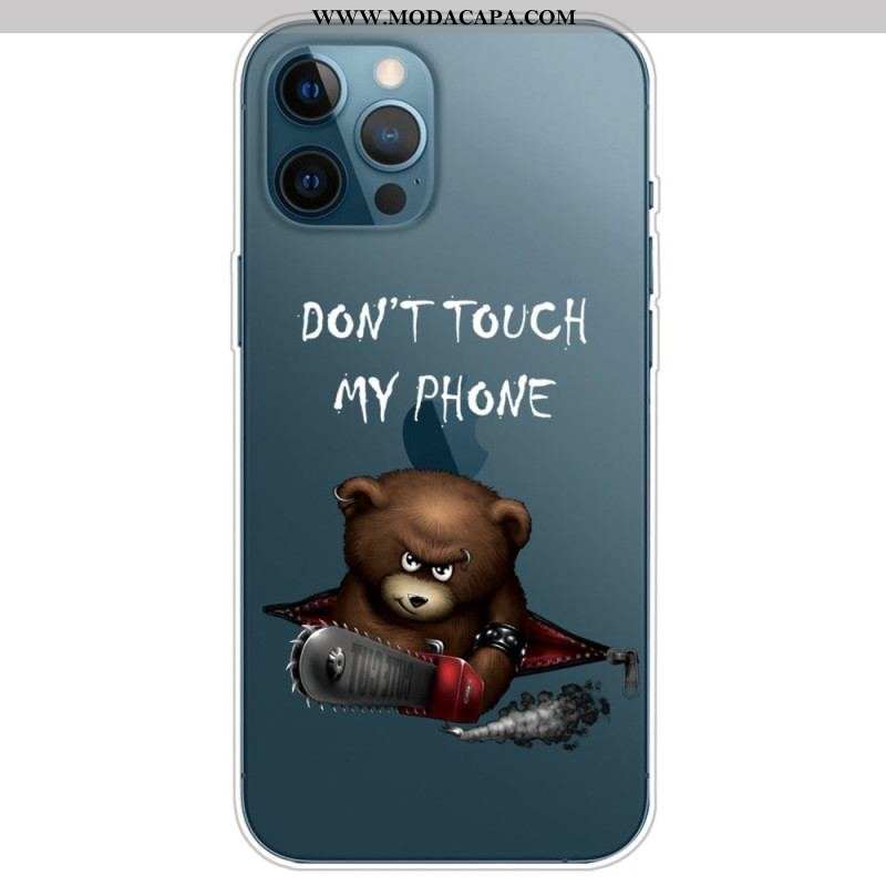 Capa Para iPhone 14 Pro Max Marte Urso Perigoso