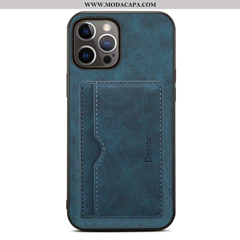 Capa Para iPhone 14 Pro Max Titular Do Cartão Negativo