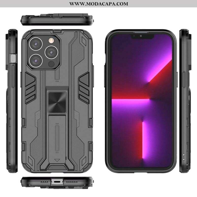 Capa Para iPhone 14 Pro Max Suporte Removível Vertical E Horizontal