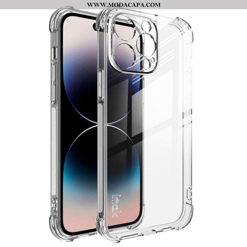 Capa Para iPhone 14 Pro Cantos Transparentes Do Airbag Imak