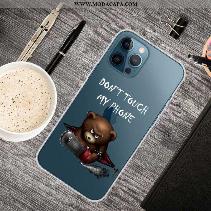 Capa Para iPhone 14 Pro Urso Perigoso