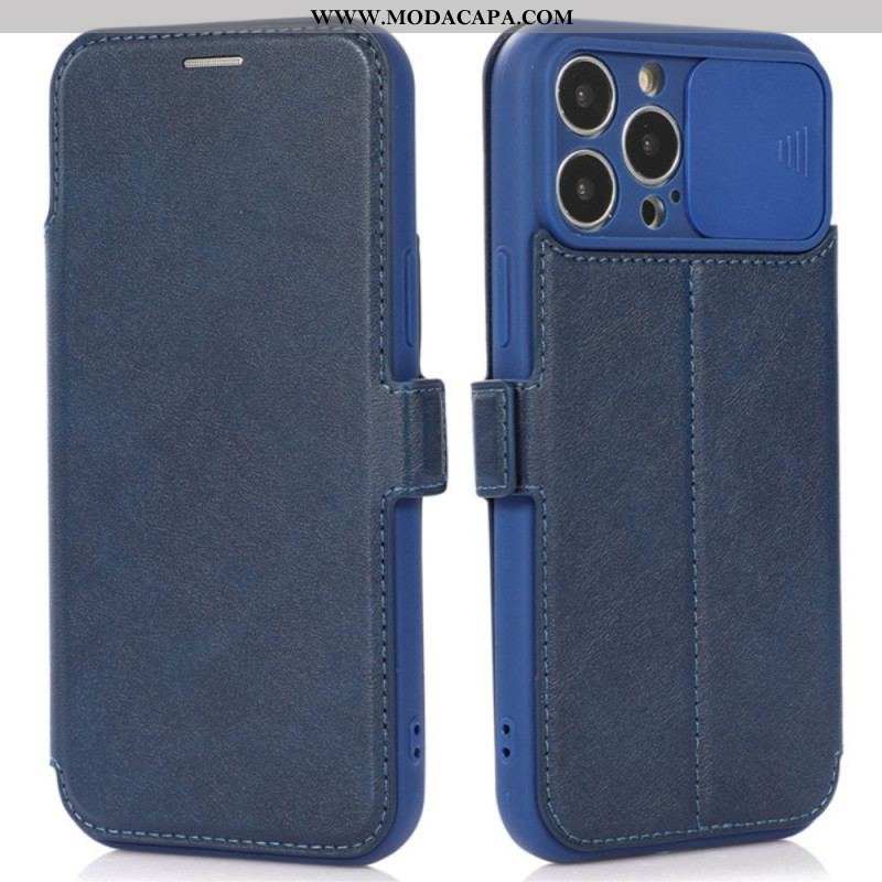 Capa De Celular Para iPhone 14 Pro Capa Proteção Flip Proteção De Câmera Com Zíper