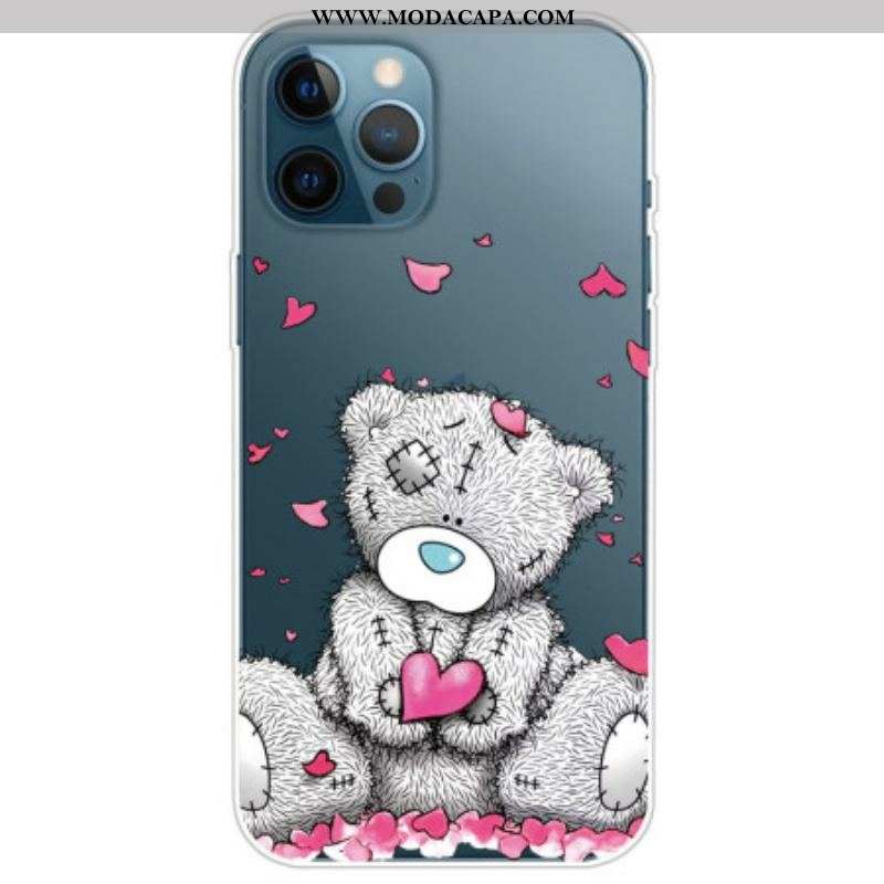Capa Para iPhone 14 Pro Filhote De Urso