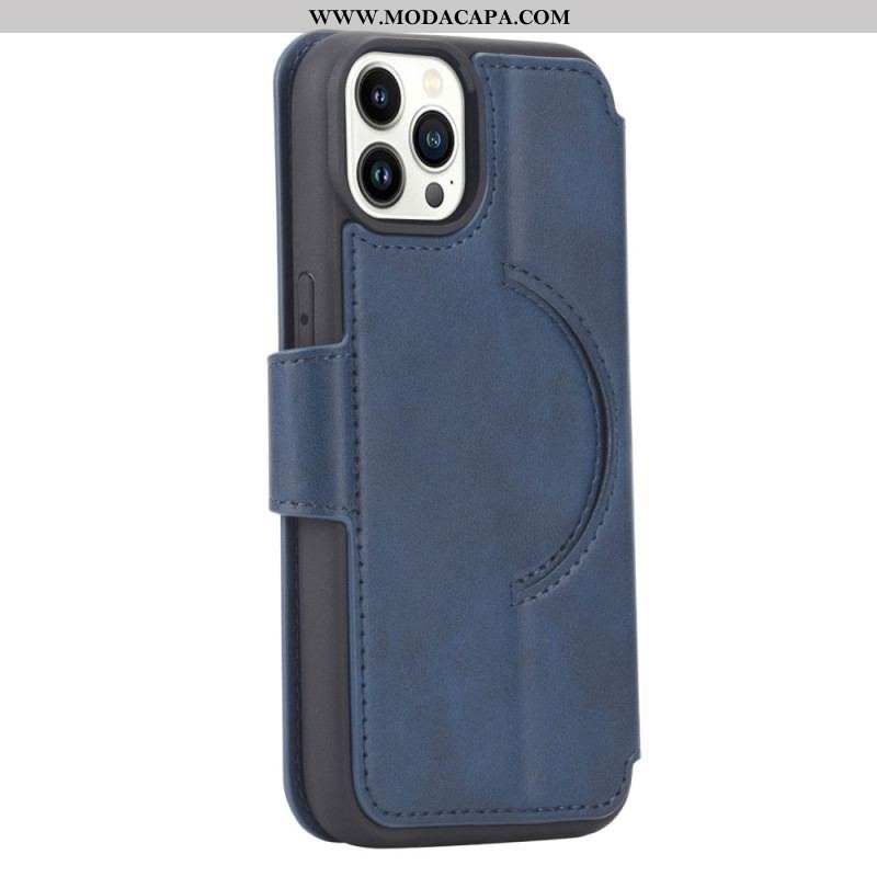 Capa Flip Para iPhone 14 Pro Compatível Com Magsafe