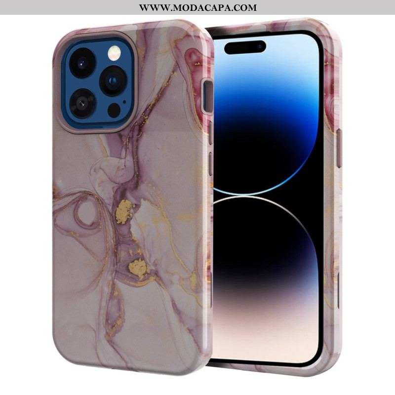 Capa Para iPhone 14 Pro Mármore Fabuloso