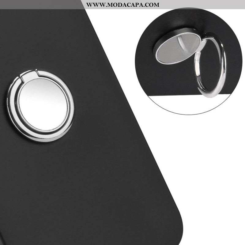 Capa Para iPhone 15 Plus Porta-anel Clássico