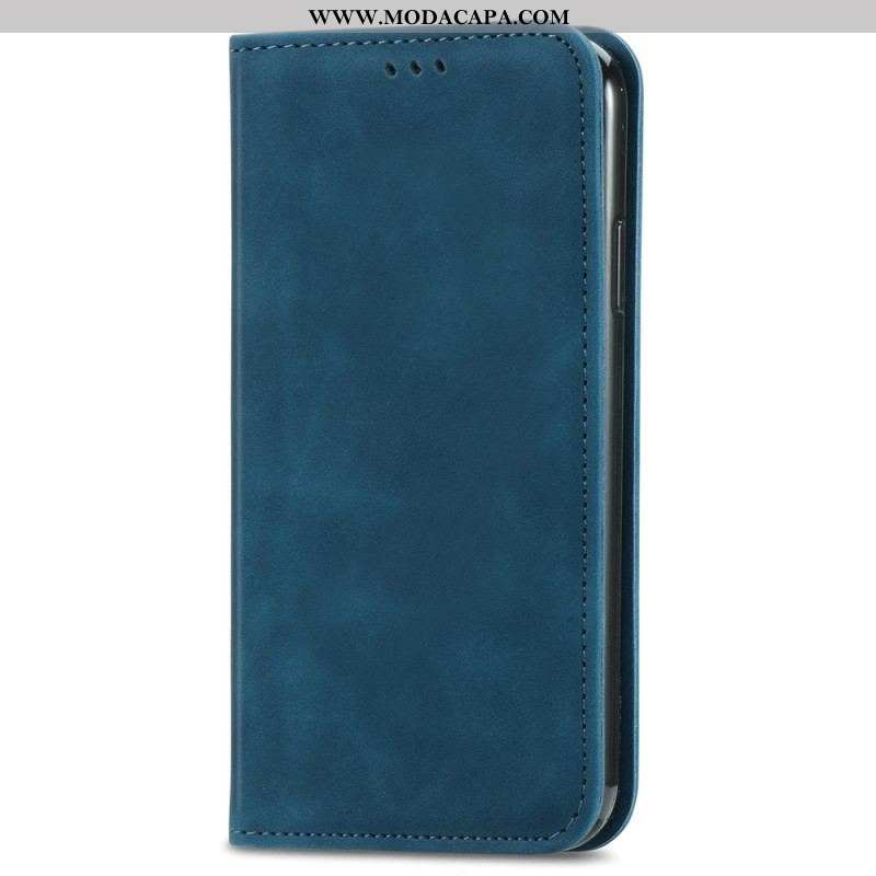 Capa De Celular Para iPhone 15 Plus Flip Couro Sintético Macio