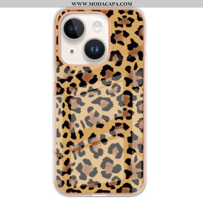Capa Para iPhone 15 Plus Leopardo
