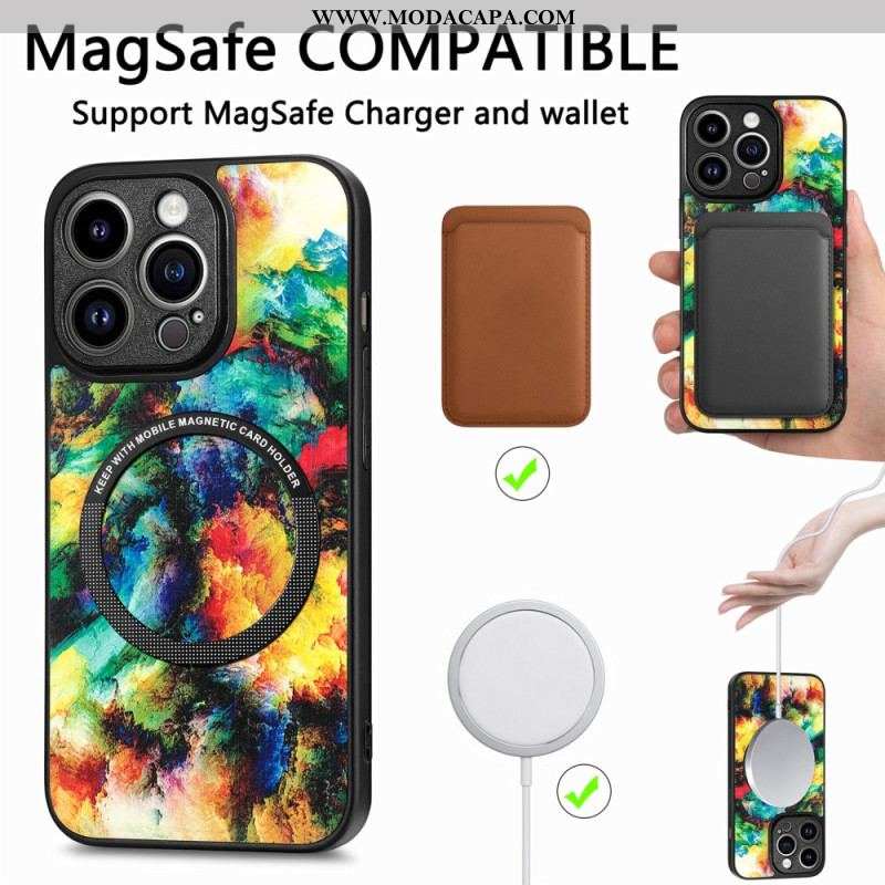 Capa Para iPhone 15 Pro Max Compatível Com Magsafe Flashy