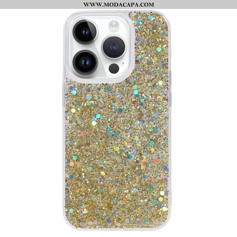 Capa Para iPhone 15 Pro Apenas Brilho